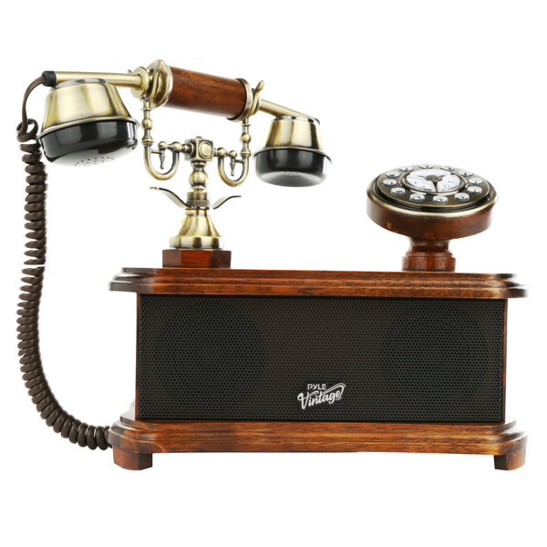 SereneLife Rotary Dial Corded Telephone Wayfair Canada